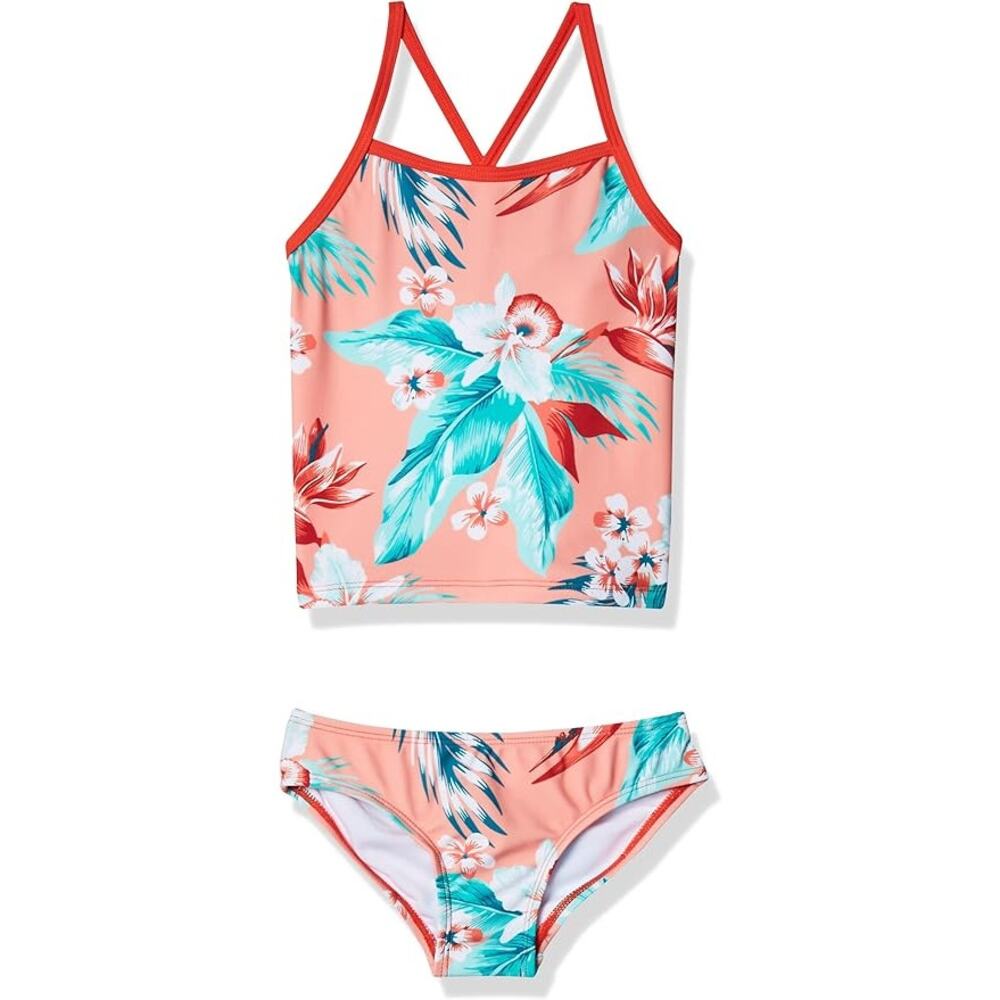 Kanu Surf Girl's 12 Alania Floral Tankini Two Piece Swimsuit Beach Resort E15-2